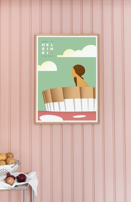 The Bath by Jani Pesonen Poster 50×70