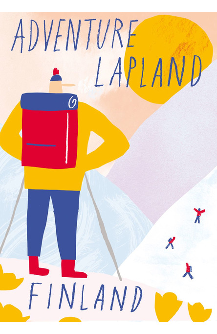 Adventure Lapland by Robert Lönnqvist, Poster 50×70 cm