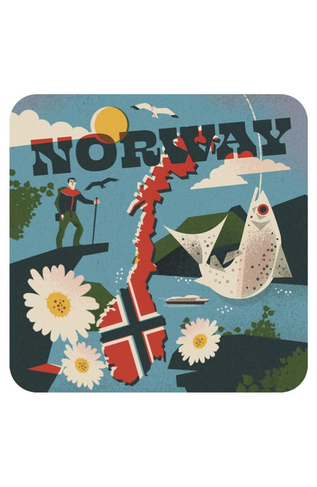Norwegian Treasures, coaster