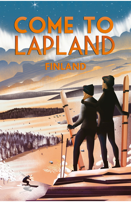 Come to Lapland by Omar Escalante, Postcard
