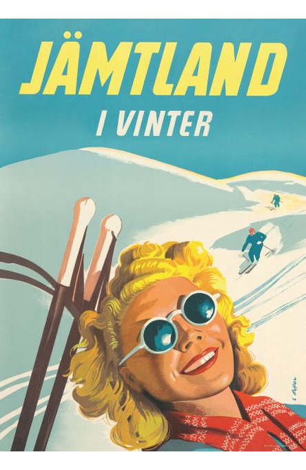 Jämtland i Vinter, Affisch A4-storlek