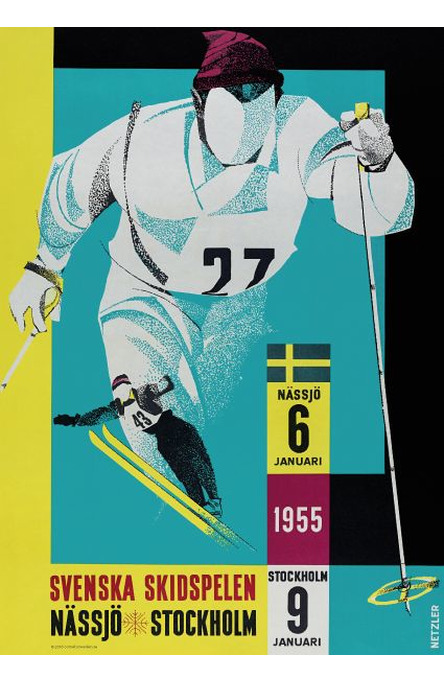 Skidspelen i Nässjö, Affisch A4-storlek