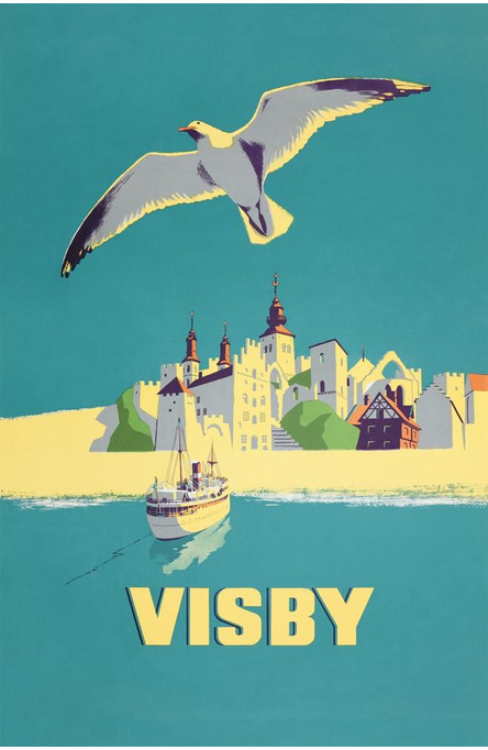 Visby Seaview, Postcard