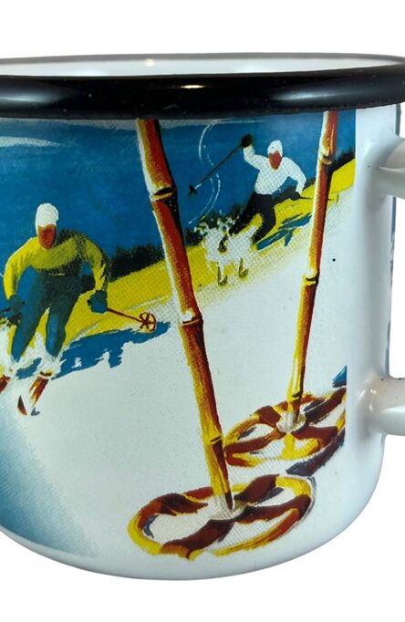 Emaljmugg: Finland for Wintersports