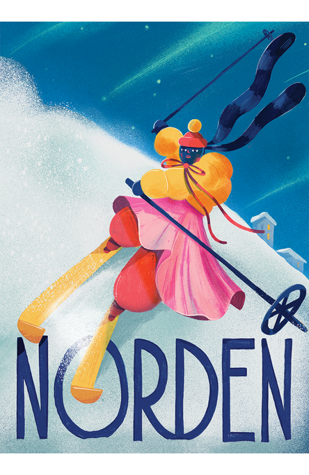 Come to Norden as you are by Vesa-Matti Juutilainen, Poster 50×70 cm