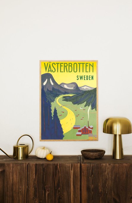 Västerbotten, affisch 50 x 70 cm