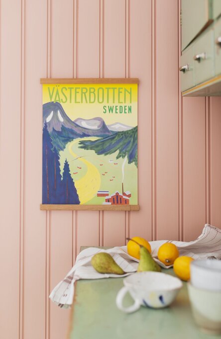 Västerbotten, Poster 30 x 40 cm