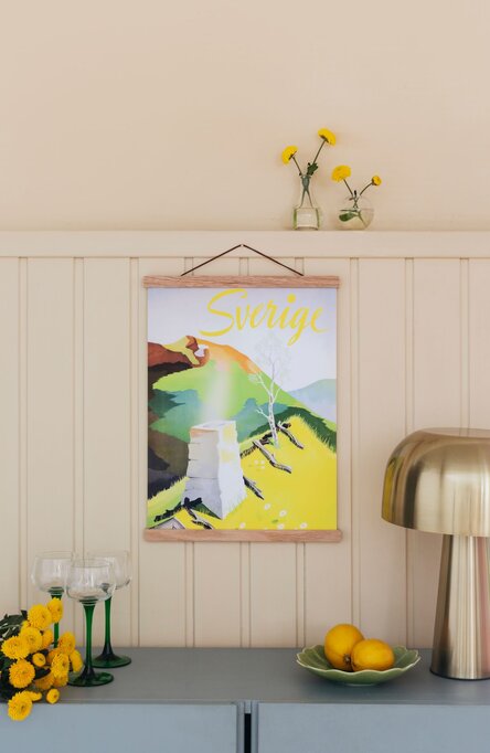 Sverige by Per Beckman, Poster 30 x 40 cm