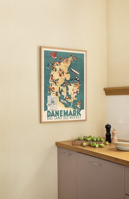 Dänemark by Sven Henriksen, Poster 50 x 70 cm