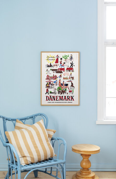 Dänemark – Das Heitere Ferienland, Affisch 50 x 70