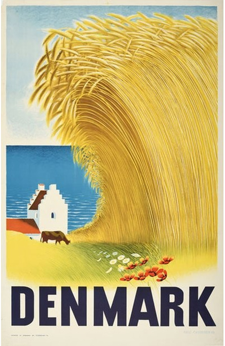 Denmark by Rasmussen, Poster 50 x 70 cm