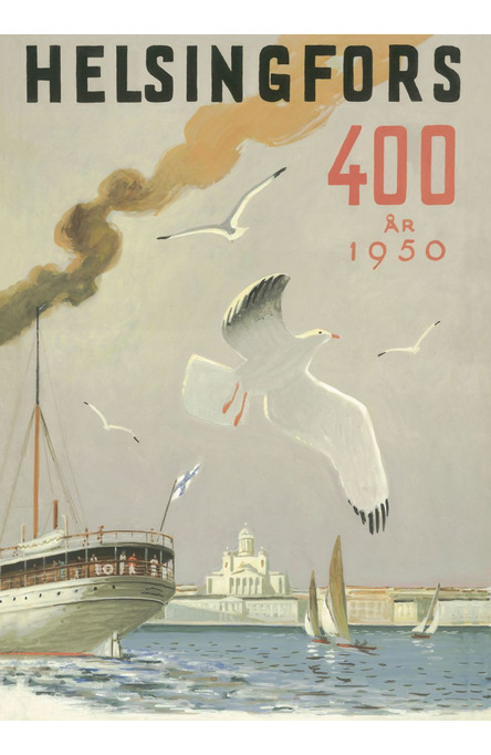 Helsingfors – the Sea gull, Poster 50 x 70 cm (offset print)
