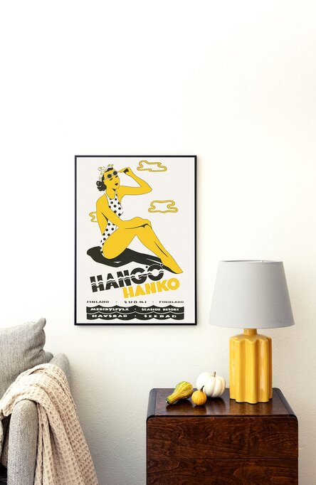 The Hanko Lady, Poster 50 x 70 cm (on demand print)