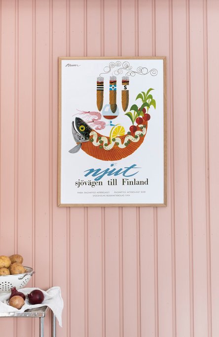 The Buffet by Erik Bruun (Swe), Poster 50 x 70 cm (on demand print)