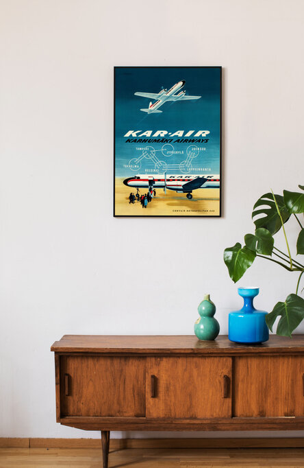 Kar-air by Erik Bruun, Poster 50 x 70 cm