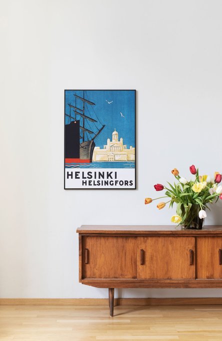 Hki-Hfors gateway, Poster 50 x 70 cm (on demand print)