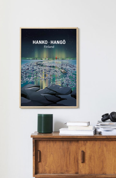 Explore the facets of Hanko by Anna Saveleva Poster 50×70