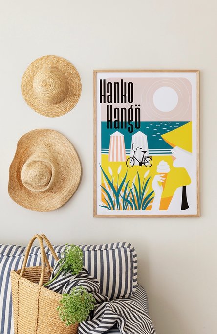 Hanko – The Riviera of Finland by Fanny Törnqvist Poster 50×70
