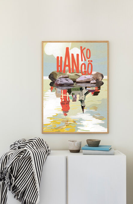 Mirror of Hanko-Hangö by Lada Ismailova Poster 50×70