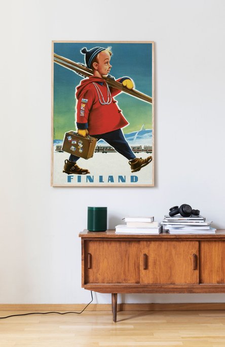 Privat: The Ski-Boy, Original size poster