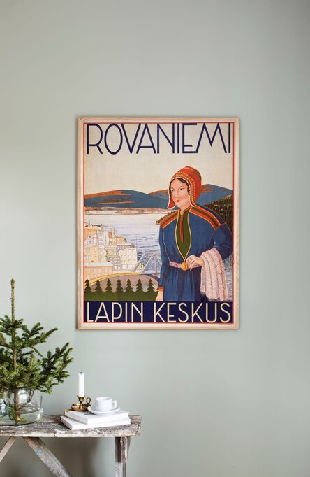 Rovaniemi by Yrjö Kari, Original size poster