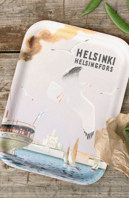 Helsingfors – the Sea gull, Tray 20 x 27 cm