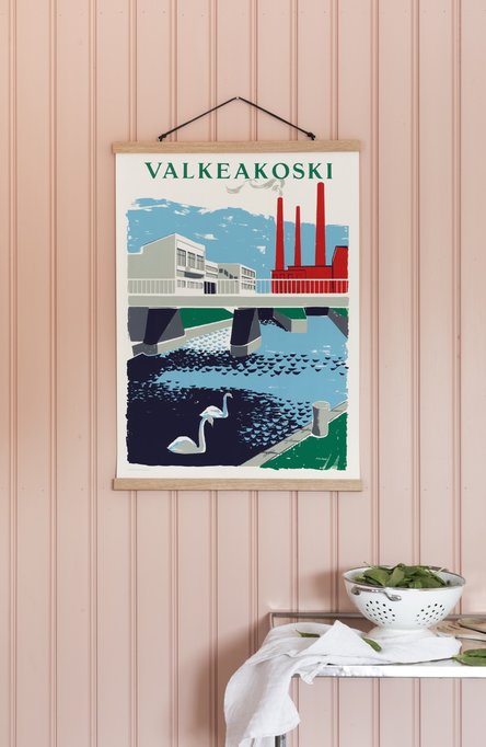 Valkeakoski, Poster 50 x 70 cm (on demand print)