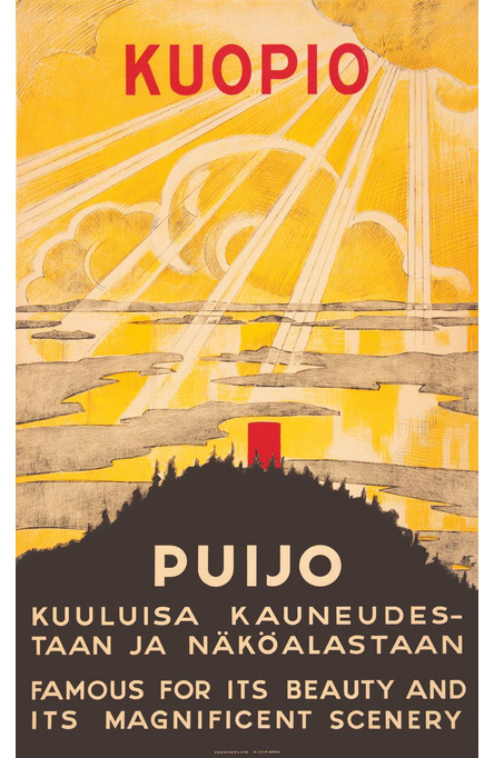 Kuopio-Puijo, Original size poster