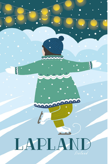 Lapland skater by Emilia Alm