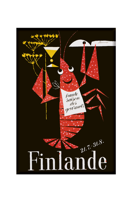 The Crayfish Season by Erik Bruun, Magnets