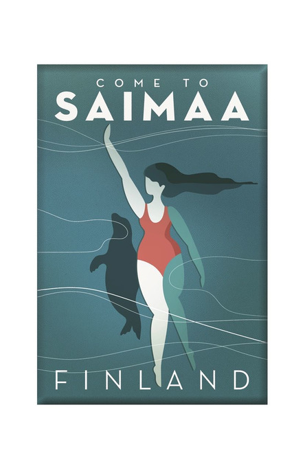 Come to Saimaa by Sanna Ahola, Magneetti