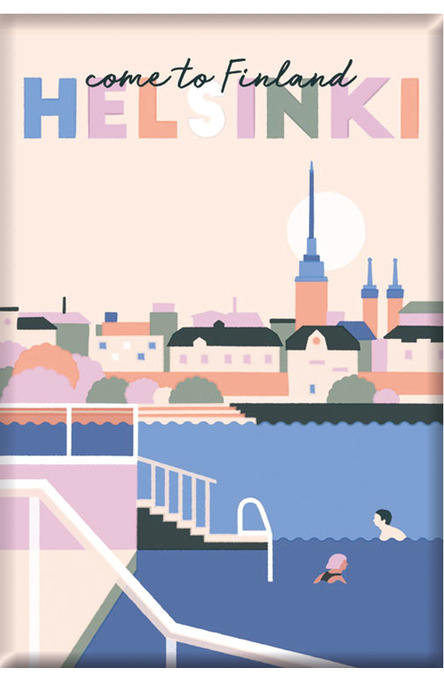 Come to Helsinki by Jolanda Kerttuli, magnet