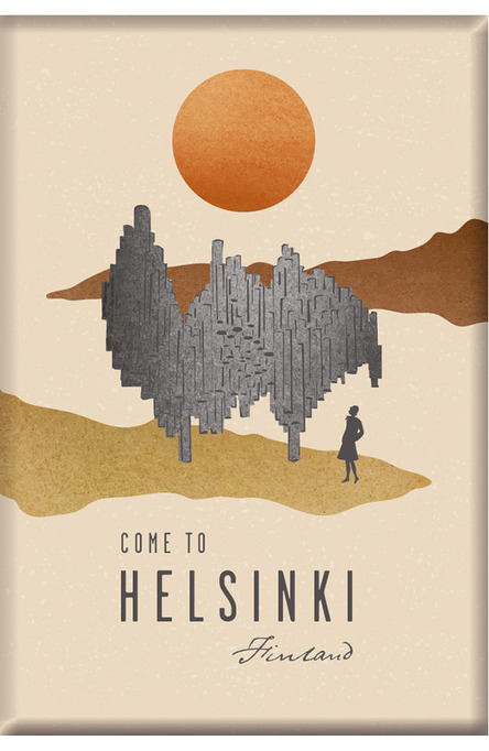 Modern Helsinki by Henna Gaus, magnet