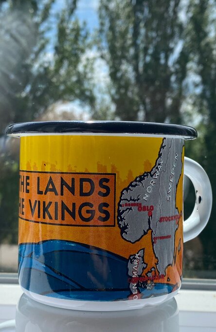 Enamel Mug: Land of the Vikings