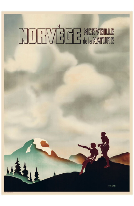 Norvège by Schenk, Affisch 50 x 70
