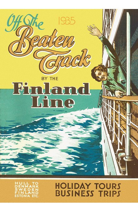 Off the Beaten Track 1935, A4 size poster