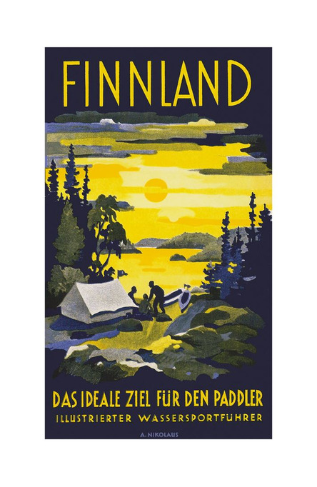 Finnland – das ideal ziel, A4 size poster