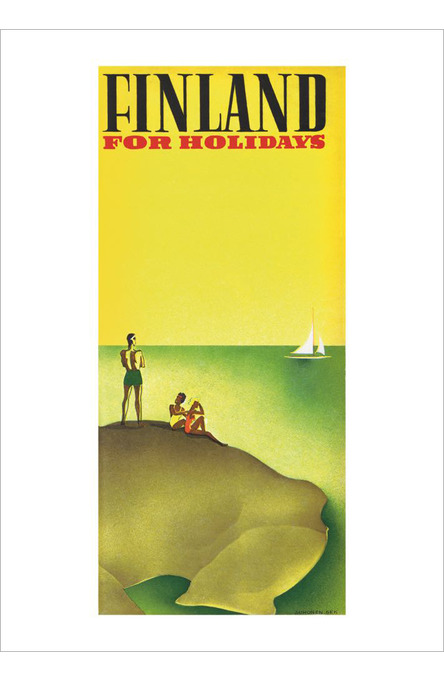 For holidays – Archipelago, A4 size poster