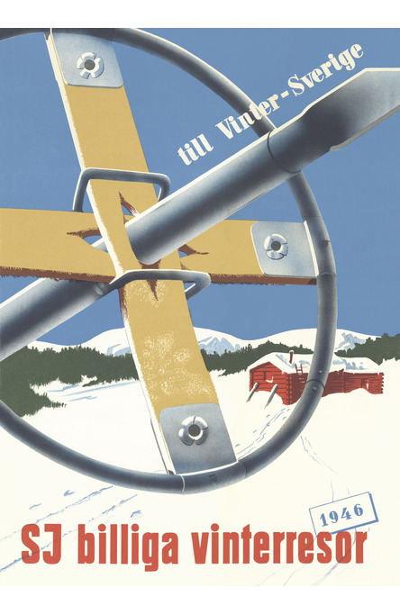 SJ – Billiga vinterresor, Poster 50 x 70 cm
