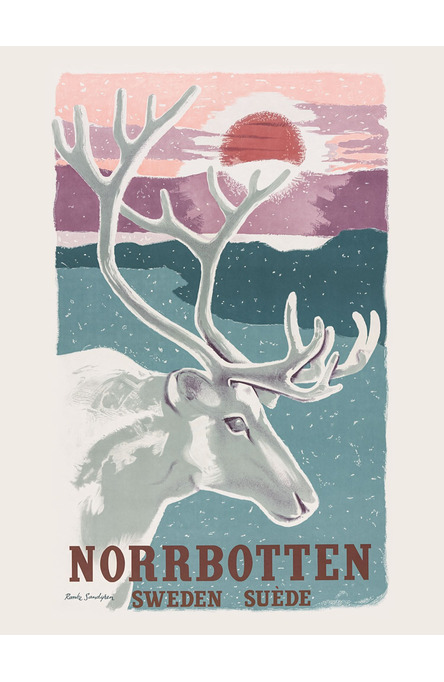 Norrbotten, Poster 30 x 40 cm