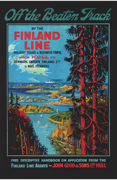 Off the Beaten Track Finland Line, Postcard