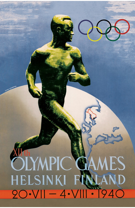 Olympics 1940, Postcard