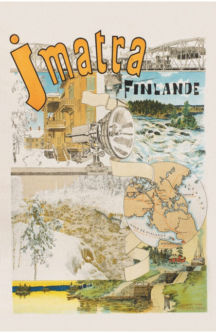 Imatra by Gallen-Kallela, Postcard