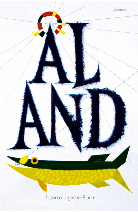 Åland by Erik Bruun, Postcard