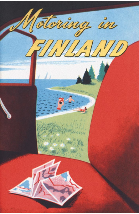 Motoring in Finland, Postcard