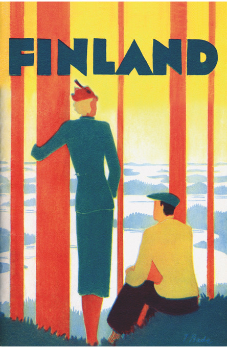 Res till Finland, Postcard