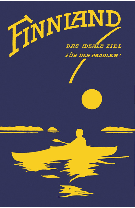 Finnland – für den paddler, Postcard