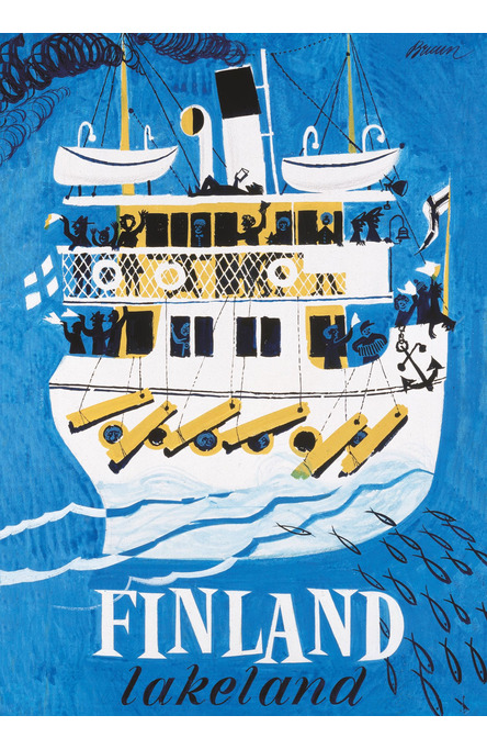 Lakeland by Erik Bruun, Poster 50 x 70 cm