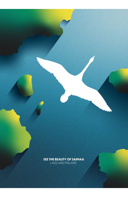 The beauty of Saimaa by Pekka Kurki, Poster 50×70
