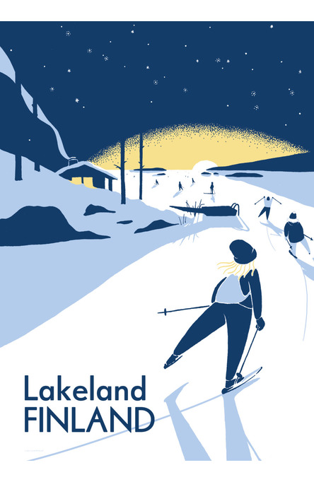 Lakeland Finland by Yuta Ikeya, Poster 50×70